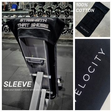 Gym Sports Towel With Zipper Pocket