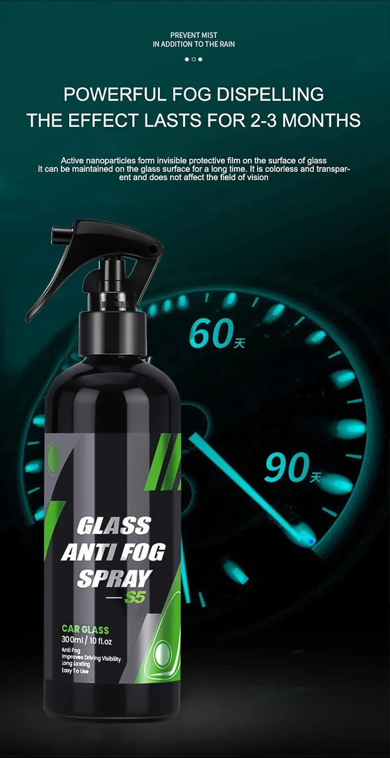 Anti-Fog Spray for Cars
