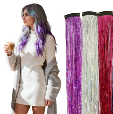 Colorful Hair Glitter Tinsel Kit